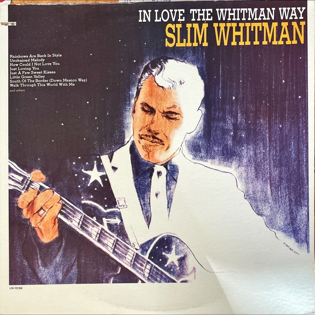 Slim Whitman - In love the Whitman Way - Liberty / USA, LP, Gebruikt, Inclusief binnenhoes, Ophalen of Verzenden