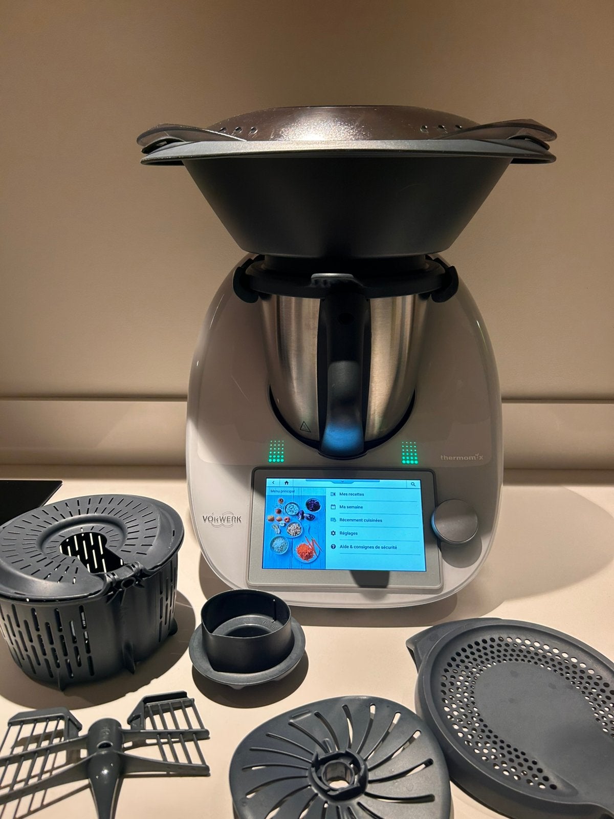 Thermomix TM6 by Vorwerk, 2 tot 3 liter, Ophalen, Gebruikt, 3 snelheden of meer