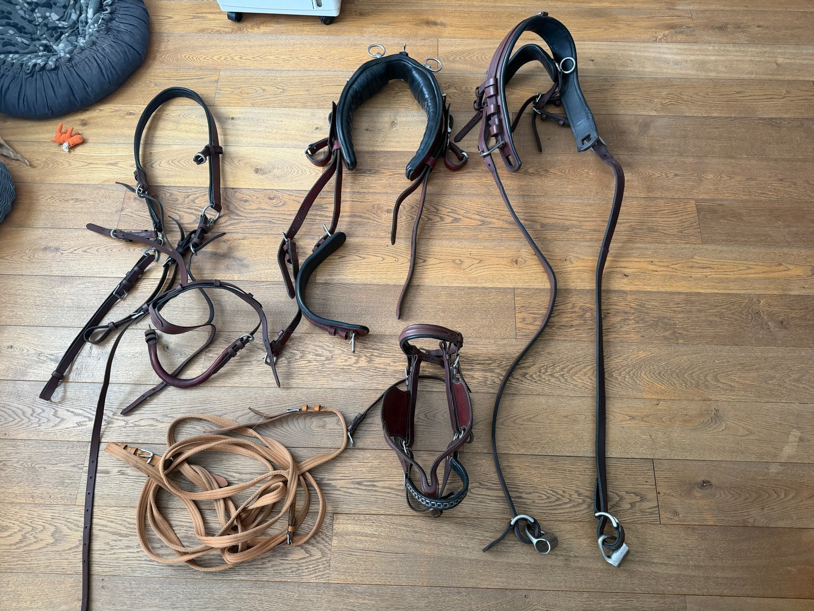 Equestrian Luxe Marathon – Pony – Frans gareel, Dieren en Toebehoren, Paarden en Pony's | Hoofdstellen en Tuigage, Ophalen, Gebruikt