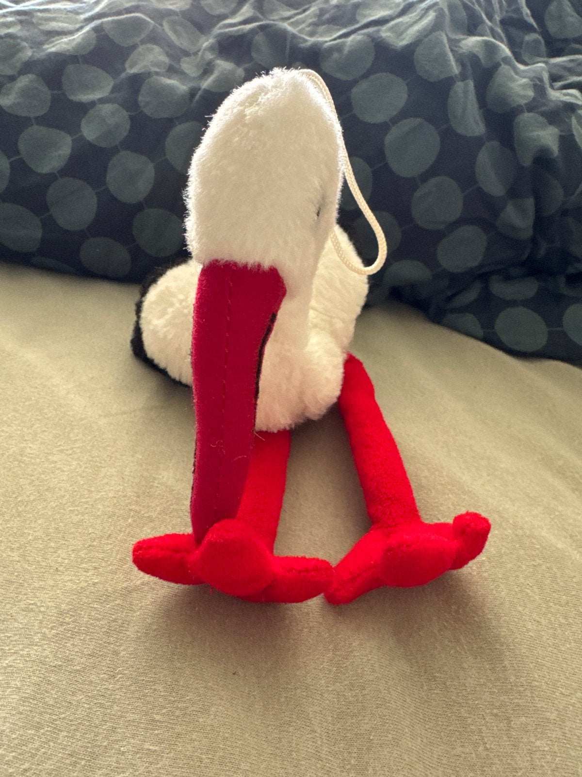 Leuke ooievaar knuffel, zacht en decoratief, Ophalen, Overige merken, Overige karakters, Overige typen