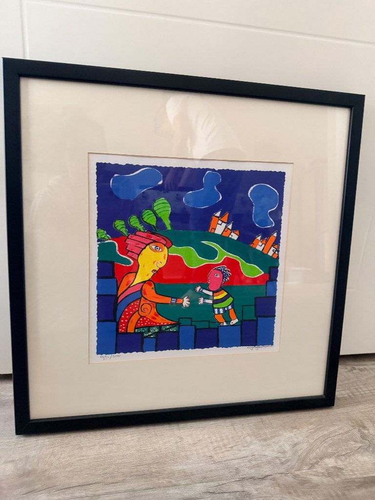 Schilderij, Ophalen, Ingelijst