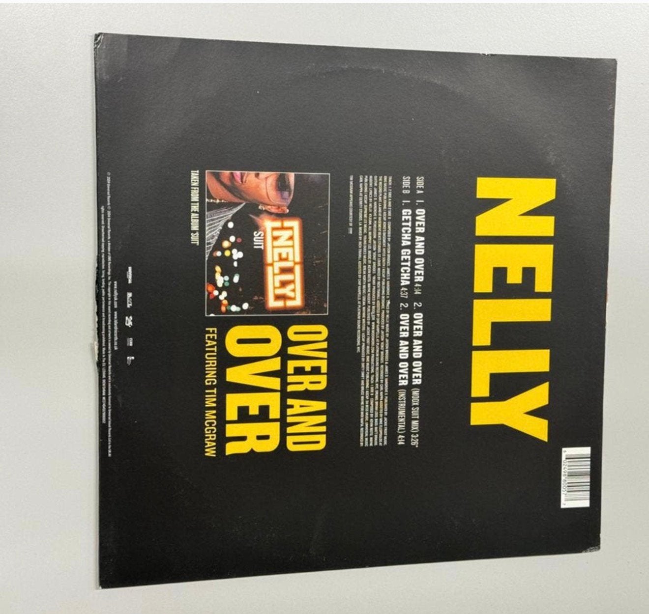 Nelly Featuring Tim McGraw - Over And Over (Vinyl) LP - 2004, Ophalen of Verzenden, Zo goed als nieuw, 12 inch