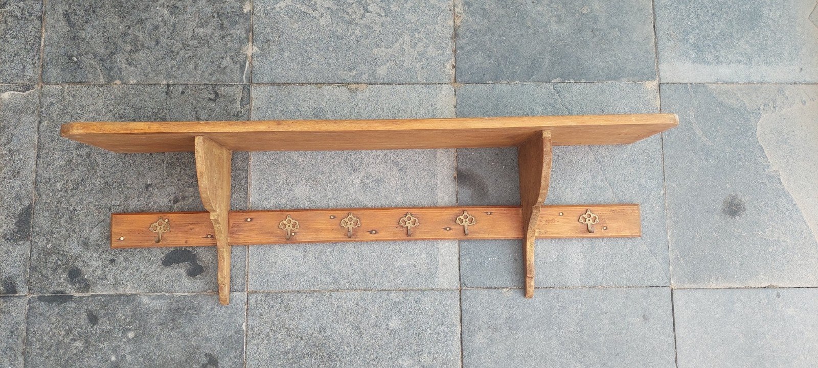 brocante regaal/kapstok 125cm, Ophalen