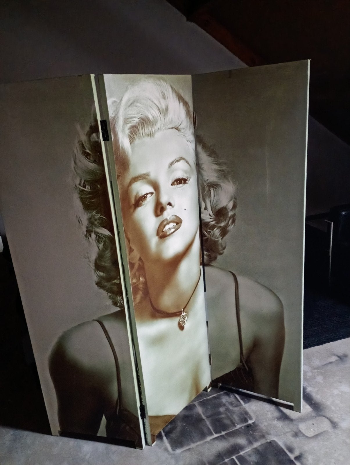 Vintage kamerscherm Marylin Monroe, Ophalen