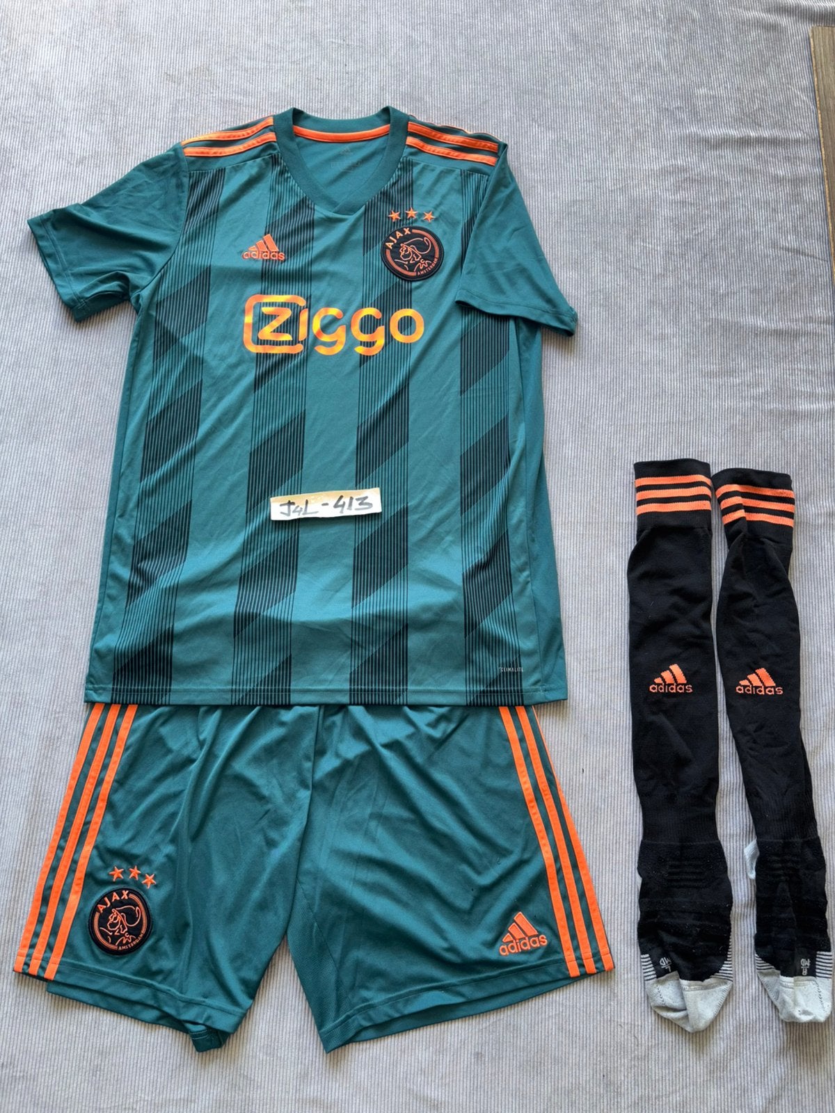 Ajax tenue Large 2019/2020, adidas fside afca 34 020, Maat XS of kleiner, Verzenden, Zo goed als nieuw, Shirt