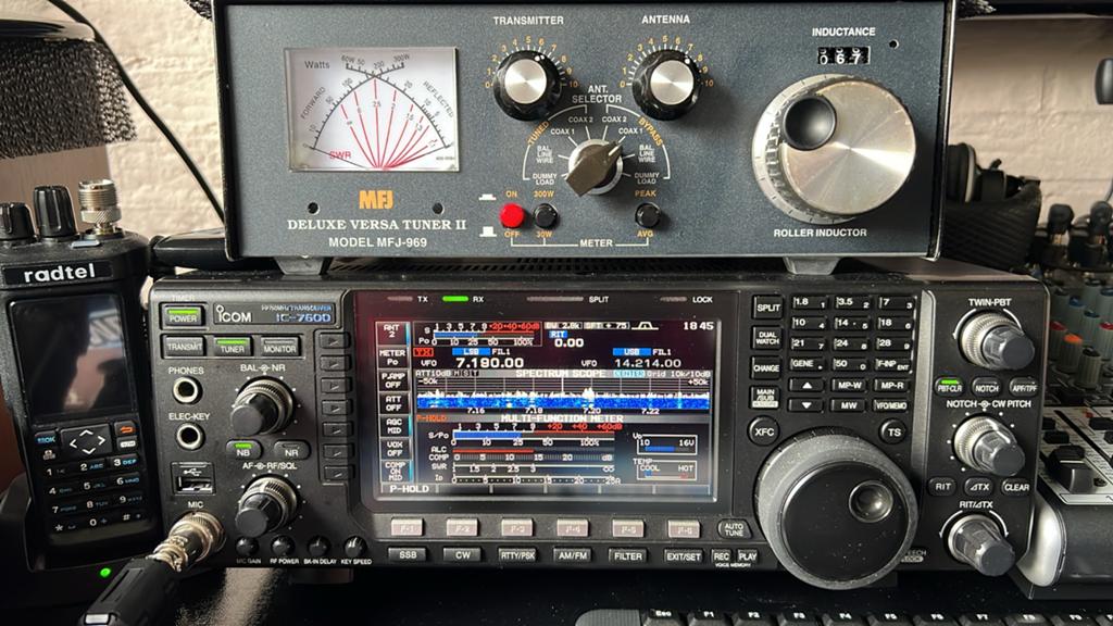 Icom IC-7600 HF/50MHz Transceiver (inruil mogelijk), Telecommunicatie, Zenders en Ontvangers, Zo goed als nieuw, Zender en Ontvanger