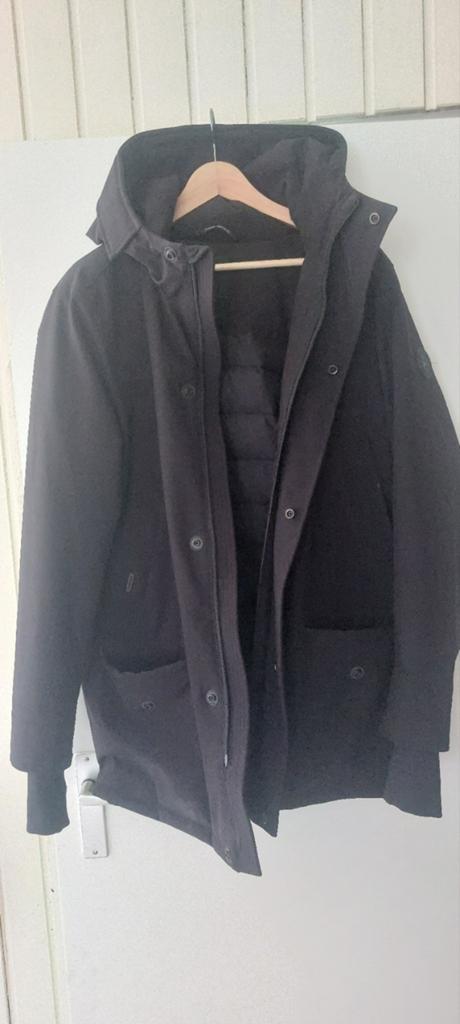 Airforce parka jas zgan, Kleding | Heren, Jassen | Winter, Ophalen of Verzenden, Zo goed als nieuw, Zwart