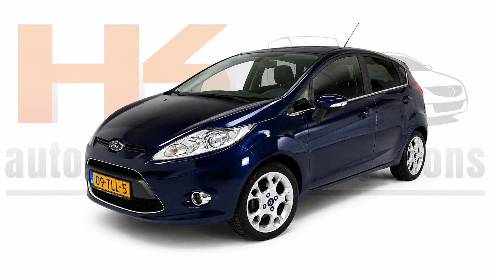 Ford Fiesta 1.25 Titanium Clima, Bluetooth, NAP, Cruisecontr, Voorwielaandrijving, Stof, 1242 cc, 4 cilinders