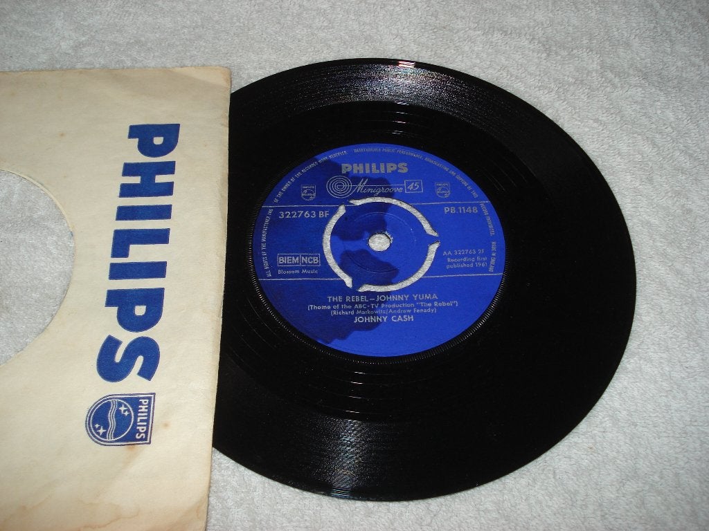 Johnny Cash     The Rebel Johnny Yuma   UK  Orgineel, Originele persing, Ophalen of Verzenden, Zo goed als nieuw, Country en Western
