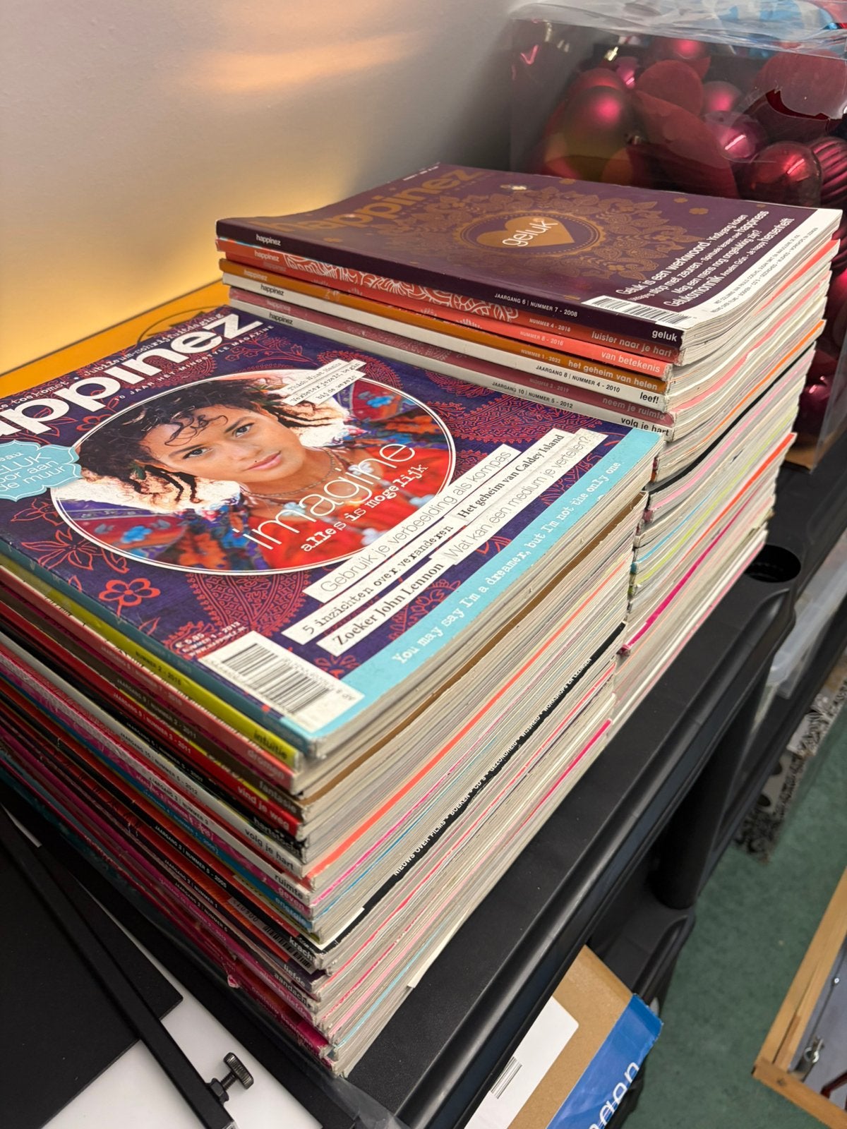 Grote collectie Happinez tijdschriften, Ophalen, Gelezen, Lichaam en Geest