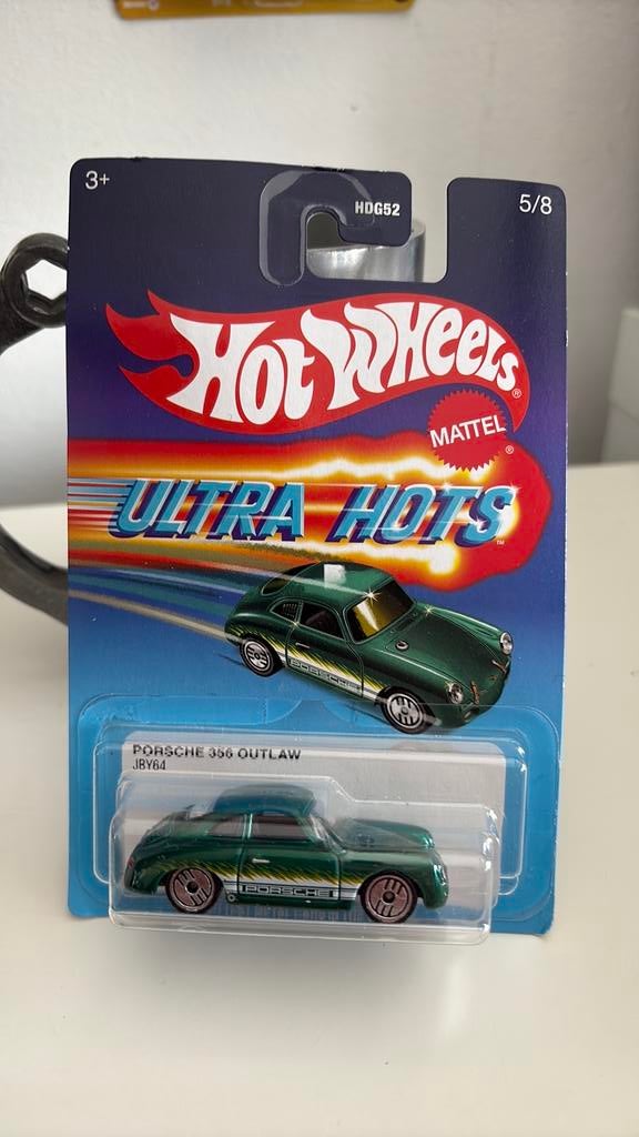 Hot Wheels Porsche 356 Outlaw 1/64, Ophalen of Verzenden, Nieuw, Auto
