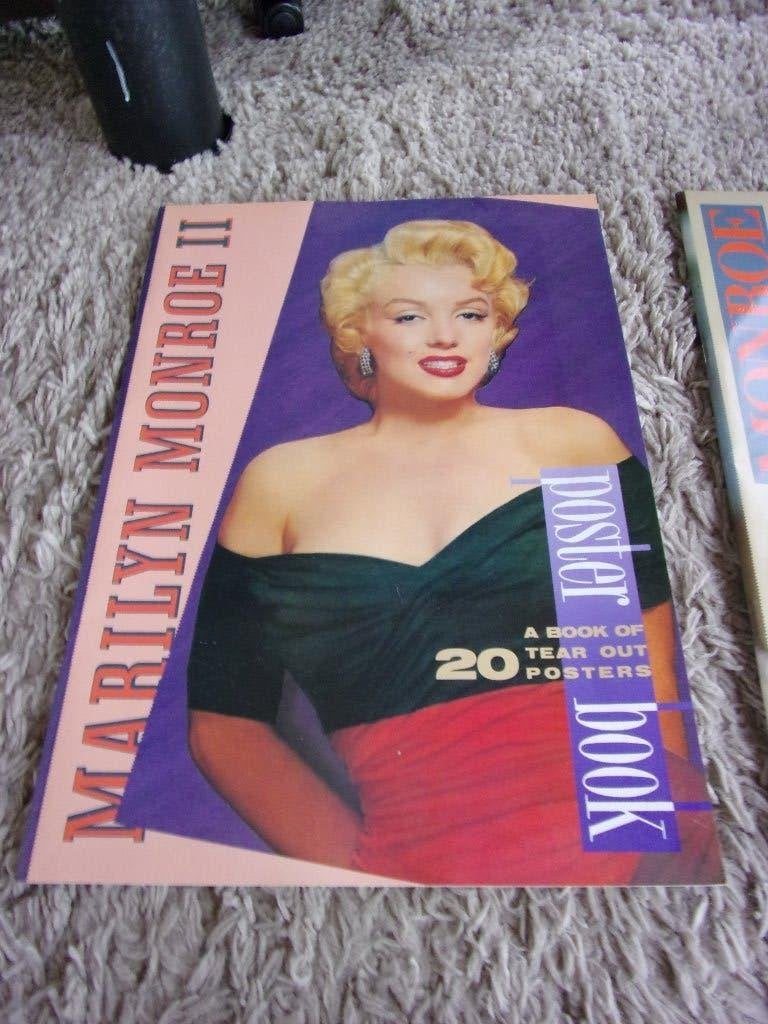 MARILYN MONROE POSTERBOEK 2 BY ALICE HILLIER 1989/NIEUWSTAAT, Ophalen, Nieuw, Poster, Artwork of Schilderij