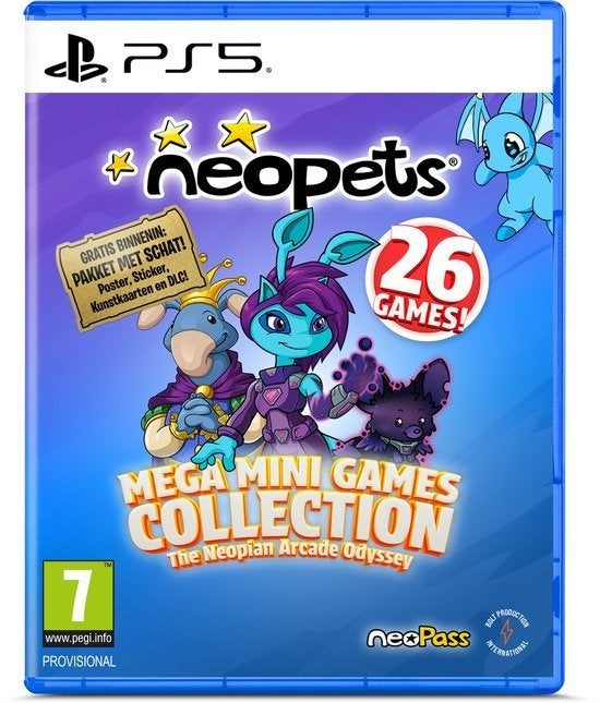 Neopets Mega Mini Games Collectionps5 nieuw in seal, Ophalen of Verzenden, Nieuw