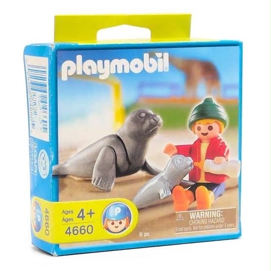 Playmobil Jongen met Zeehond - Set 4660, Ophalen, Gebruikt, Complete set, Figuren