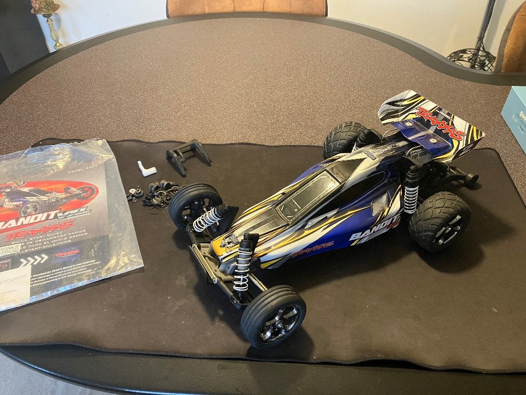 Traxxas Bandit VXL (roller), Hobby en Vrije tijd, Elektro, Gebruikt, Auto offroad, Ophalen of Verzenden
