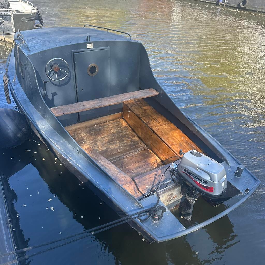 Prachtige authentieke sloep te koop, Watersport en Boten, Ophalen, Zo goed als nieuw, Tot 10 pk, Staal