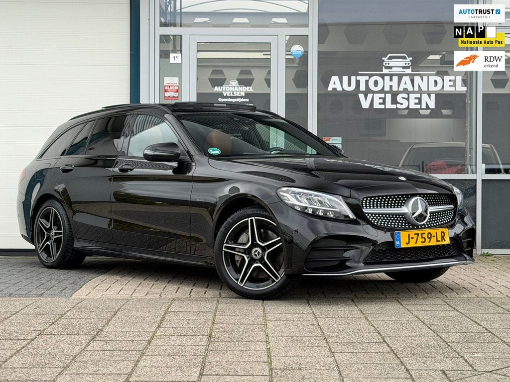 Mercedes-Benz C-klasse Estate 300 e Business Solution AMG Li, Achterwielaandrijving, Euro 6, Zwart, Automatische klimaatregeling