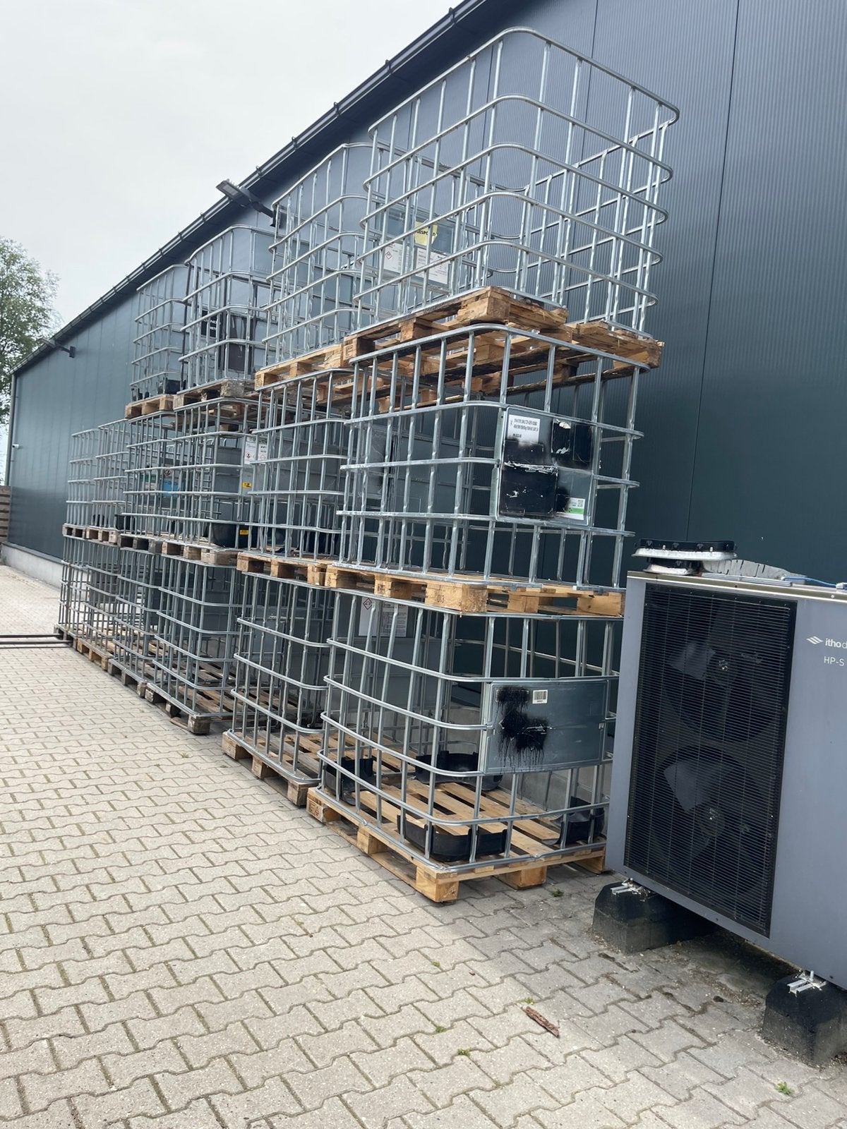 Ibc kratten, Ophalen, 100 cm of meer, 60 cm of meer, 50 cm of meer