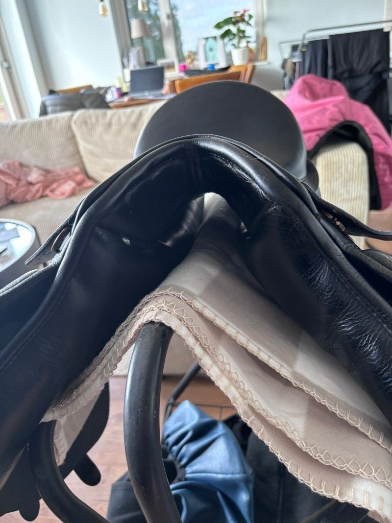 epplejeck veelzijdigheidszadel 18 inch mw, Dieren en Toebehoren, Ophalen of Verzenden, Gebruikt, Recreatie
