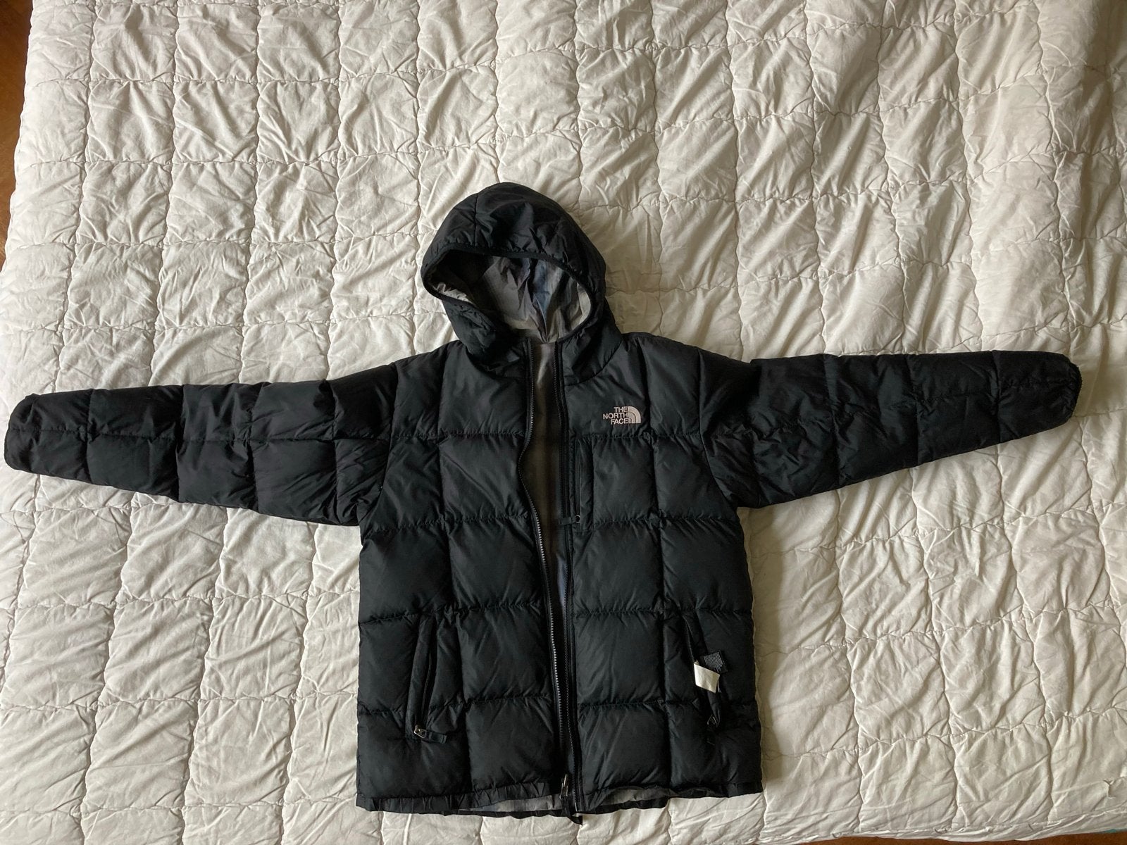 The North Face jongens jas - Maat 152-164, Ophalen of Verzenden, Gebruikt, Jongen, Jas