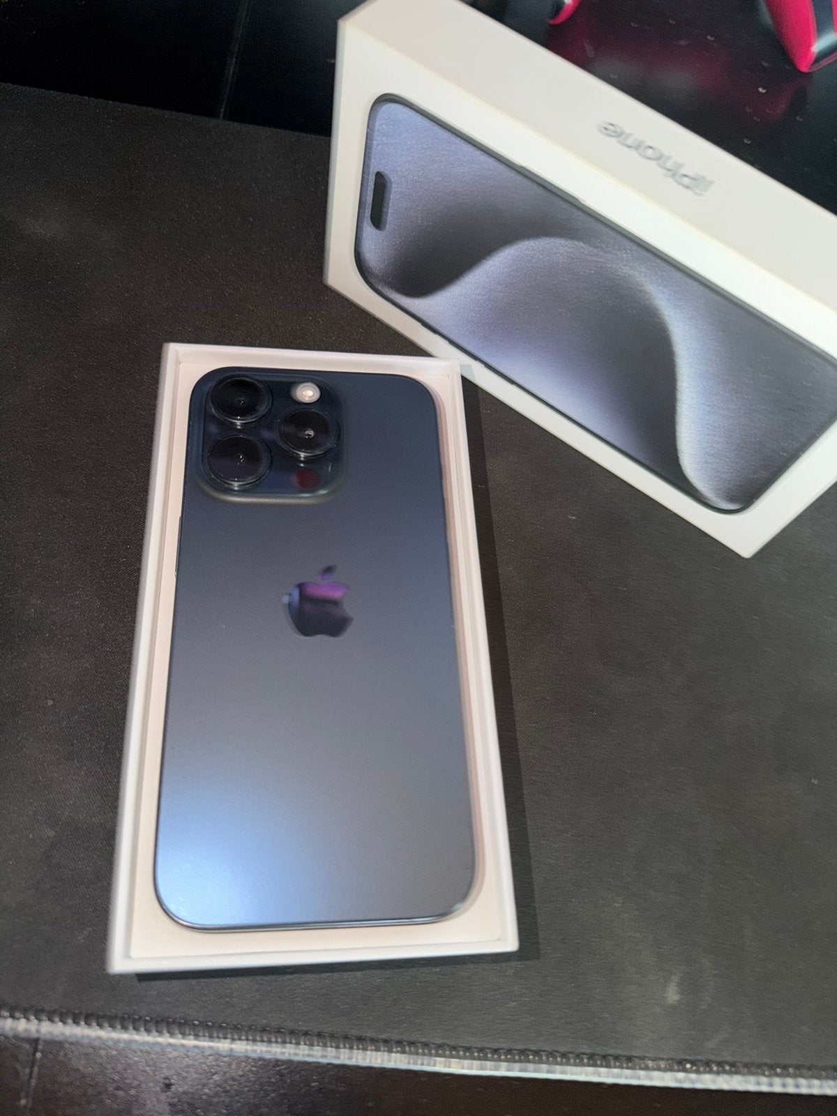 Iphone 15 pro, Telecommunicatie, Mobiele telefoons | Apple iPhone, 128 GB, Blauw, Ophalen of Verzenden, Zo goed als nieuw