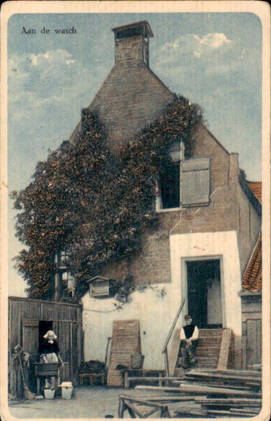 's Gravenhage - Aan de Wasch, Ophalen of Verzenden, Voor 1920, Gelopen, Zuid-Holland