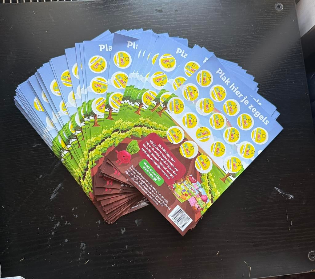Volle spaarkaarten lidl minis, Lidl, Ophalen of Verzenden