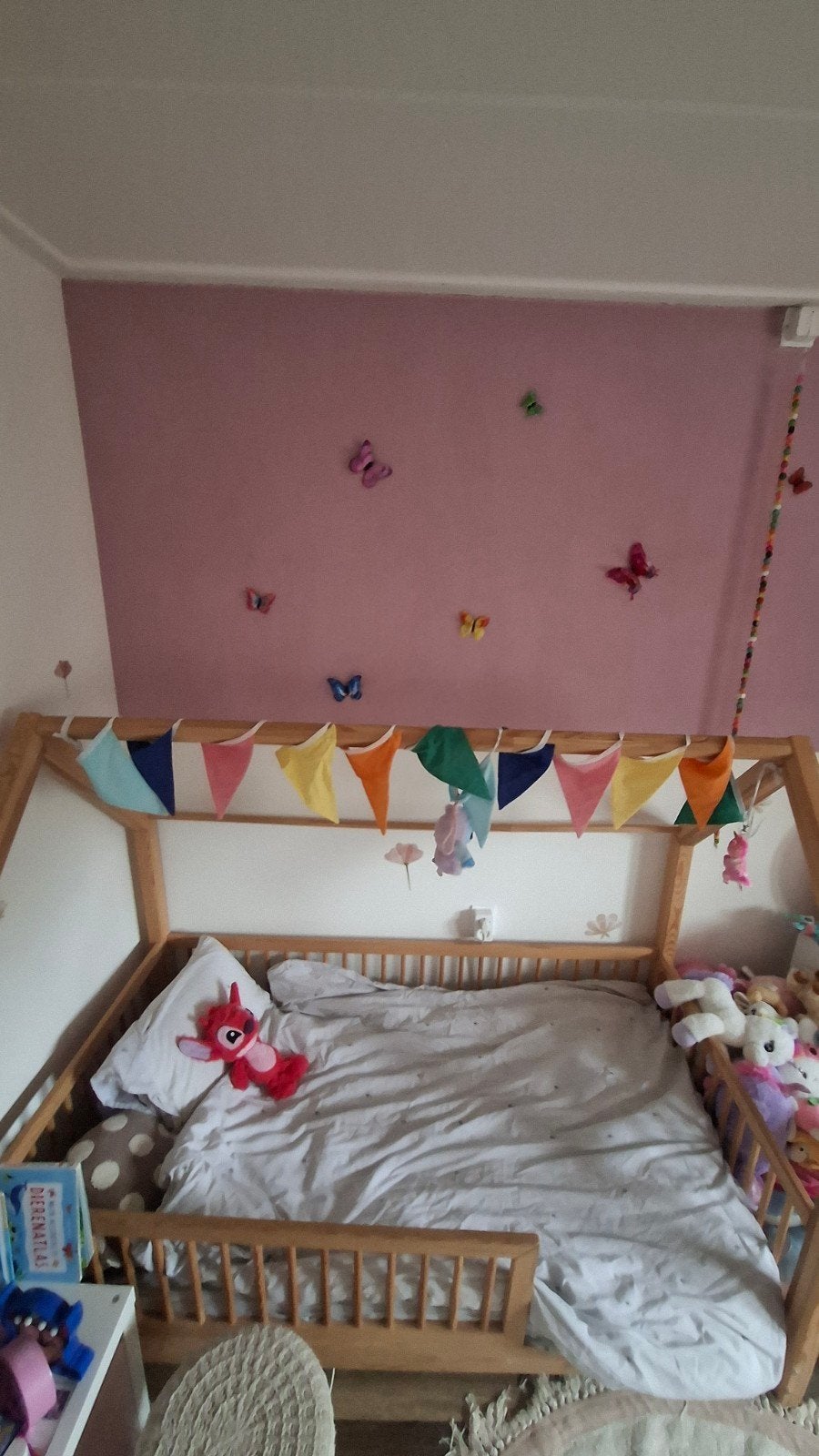 Petit Puk Housebed Flore - Kinderbed Huisbed, Ophalen of Verzenden, Zo goed als nieuw, 160 tot 180 cm, 85 tot 100 cm