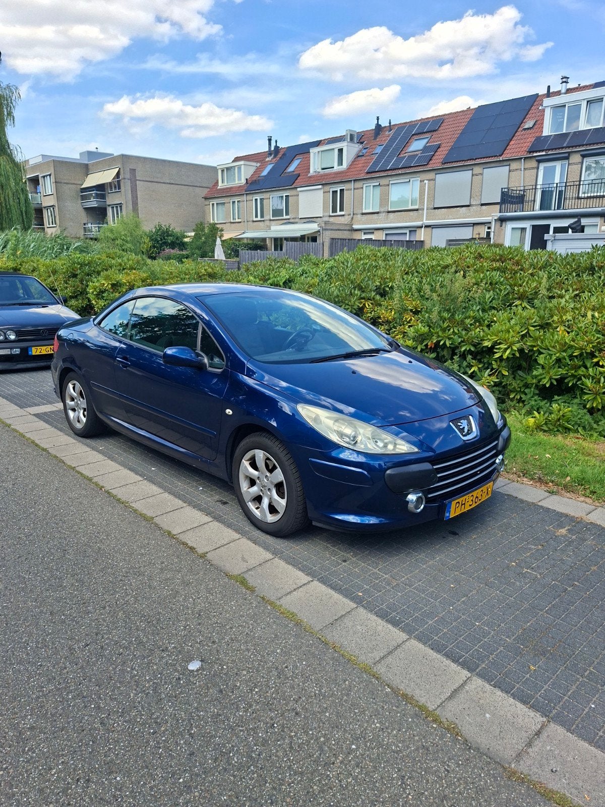 Peugeot 307 1.6 16V CC 2007 Blauw 270777km, Auto's, 4 cilinders, Cabriolet, Handgeschakeld, Particulier