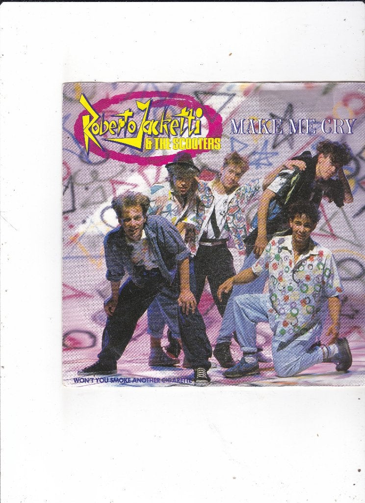 Single Roberto Jacketti & The Scooters - Make me cry, Ophalen of Verzenden, Gebruikt, 7 inch, Pop