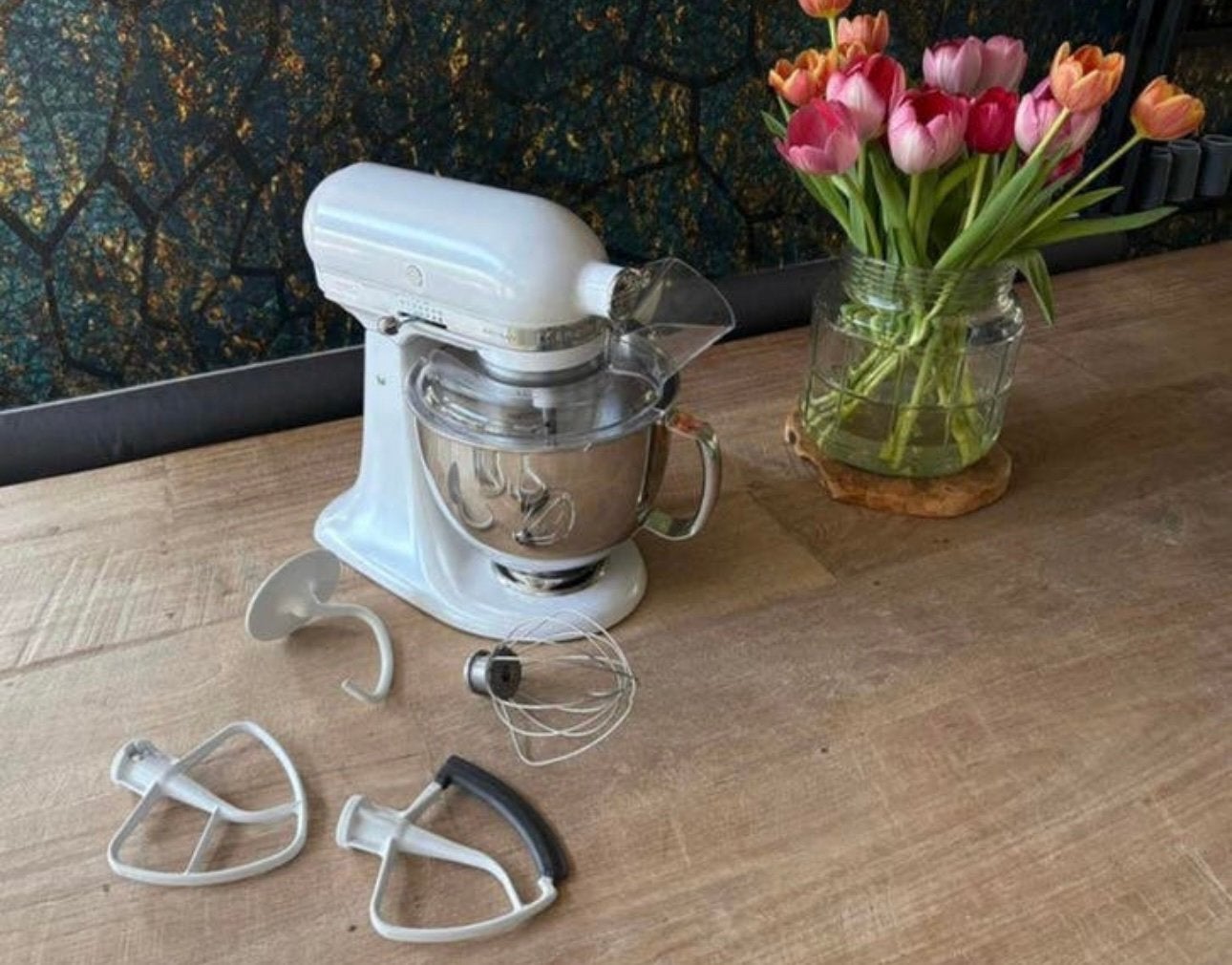 Kitchenaid Artisan, 4 liter of meer, Ophalen, Zo goed als nieuw, 3 snelheden of meer