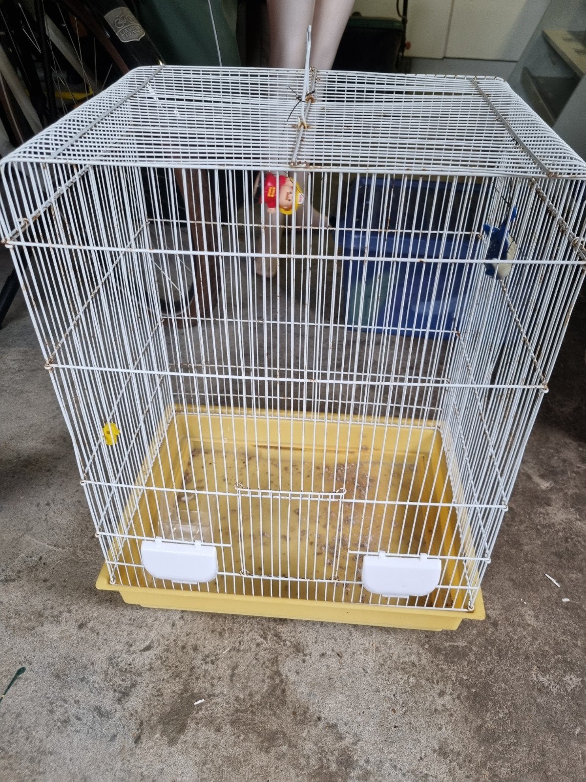 Vogelkooi, Dieren en Toebehoren, Vogels | Hokken en Kooien, Ophalen, Gebruikt, Metaal, Vogelkooi