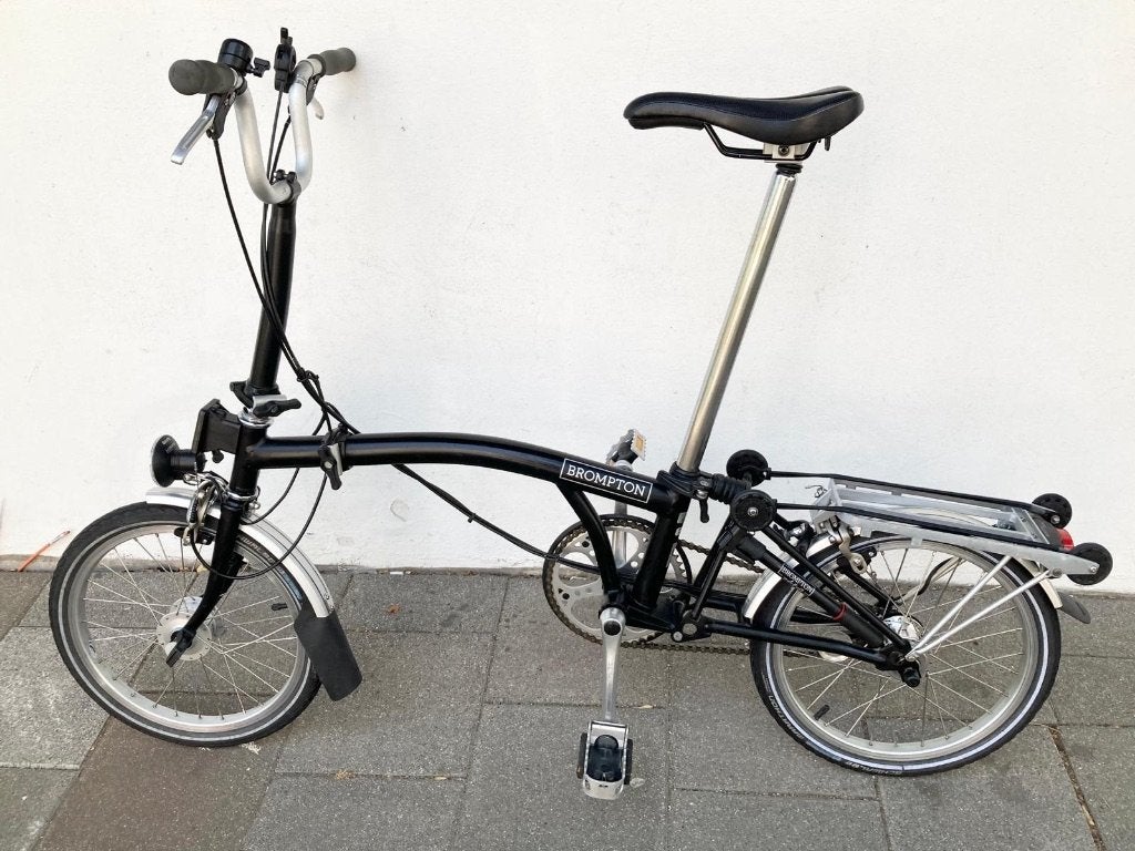 ZGAN BROMPTON M3R-N (naafdynamo) met beurt, bon en garantie, Fietsen en Brommers, Ophalen, Brompton, 16 tot 18 inch, Zo goed als nieuw