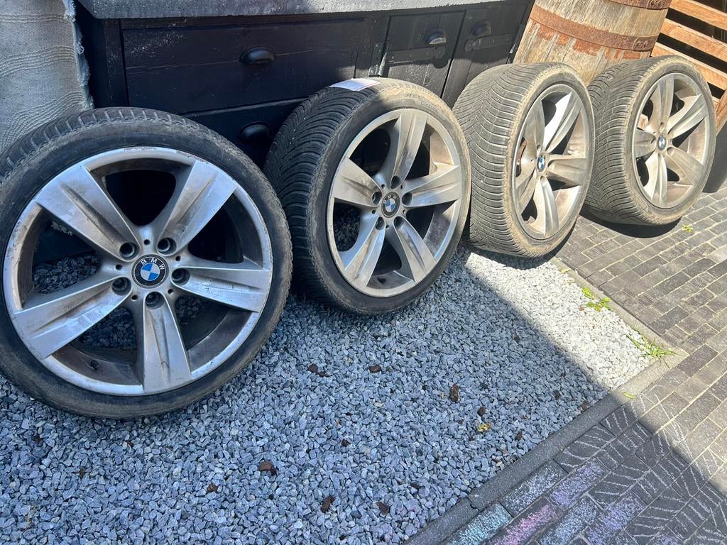 Originele BMW 18 inch velgenset Style 189 met banden., Ophalen, 18 inch, Gebruikt, Banden en Velgen