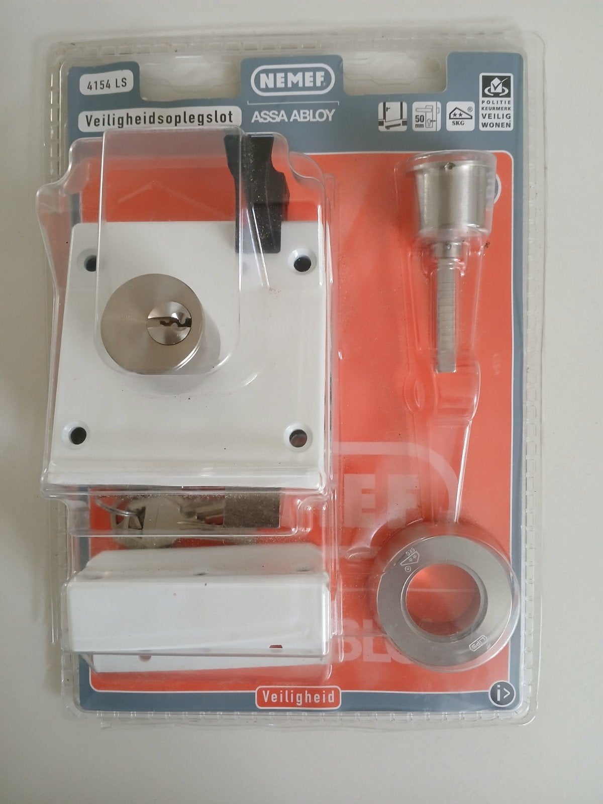 NEMEF  Veiligheidsslot  4154 LS , nog nieuw in verpakking., Ophalen of Verzenden, Nieuw, Slot