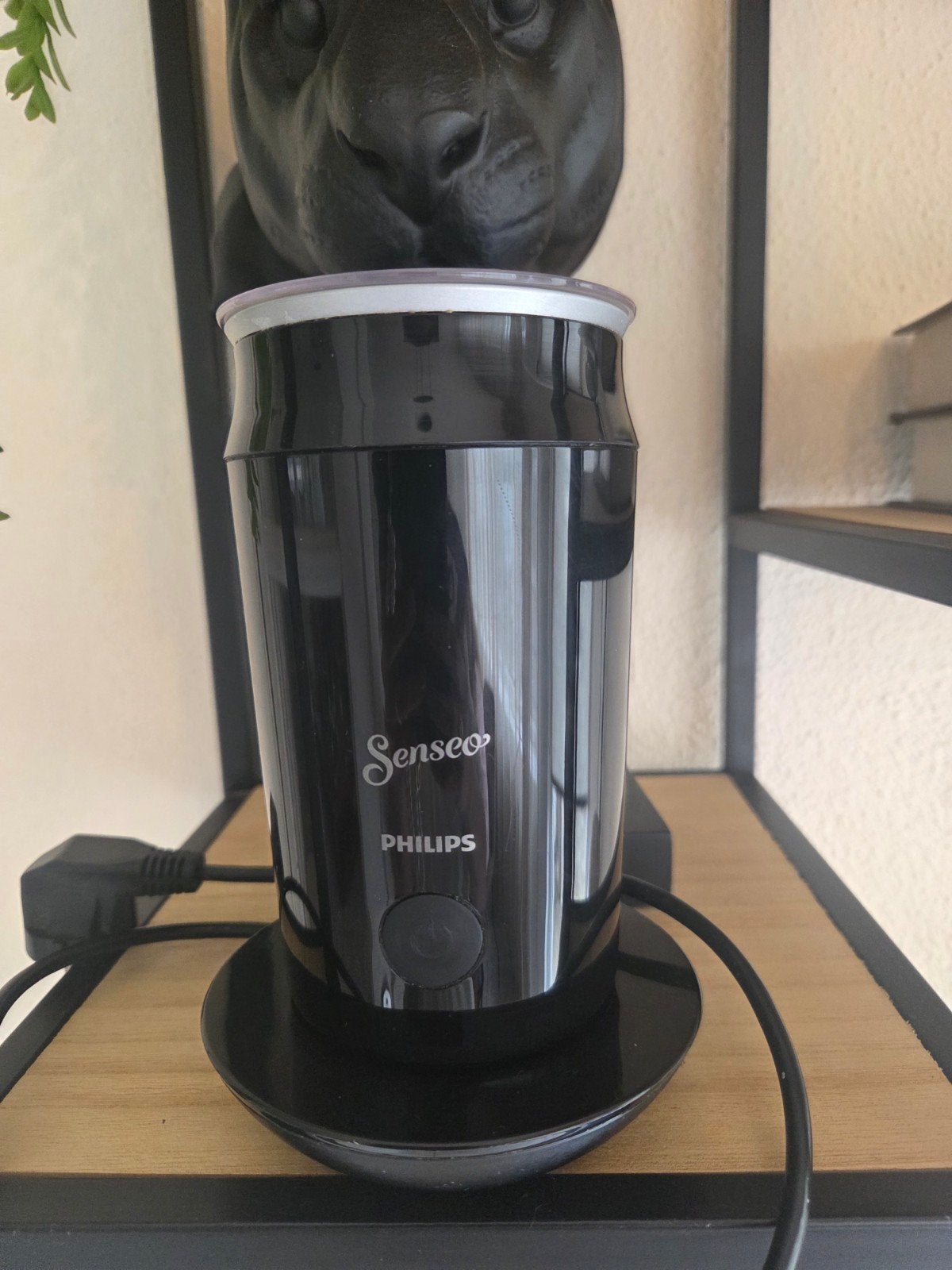 Senseo Philips Melkopschuimer - Zwart, Witgoed en Apparatuur, Melkopschuimers, Ophalen, Gebruikt, Elektrische melkopschuimer