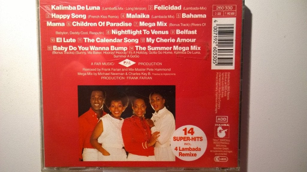 Boney M. - Greatest Hits Of All Times Remix '89 Volume II, Ophalen of Verzenden, Zo goed als nieuw, Pop, Album