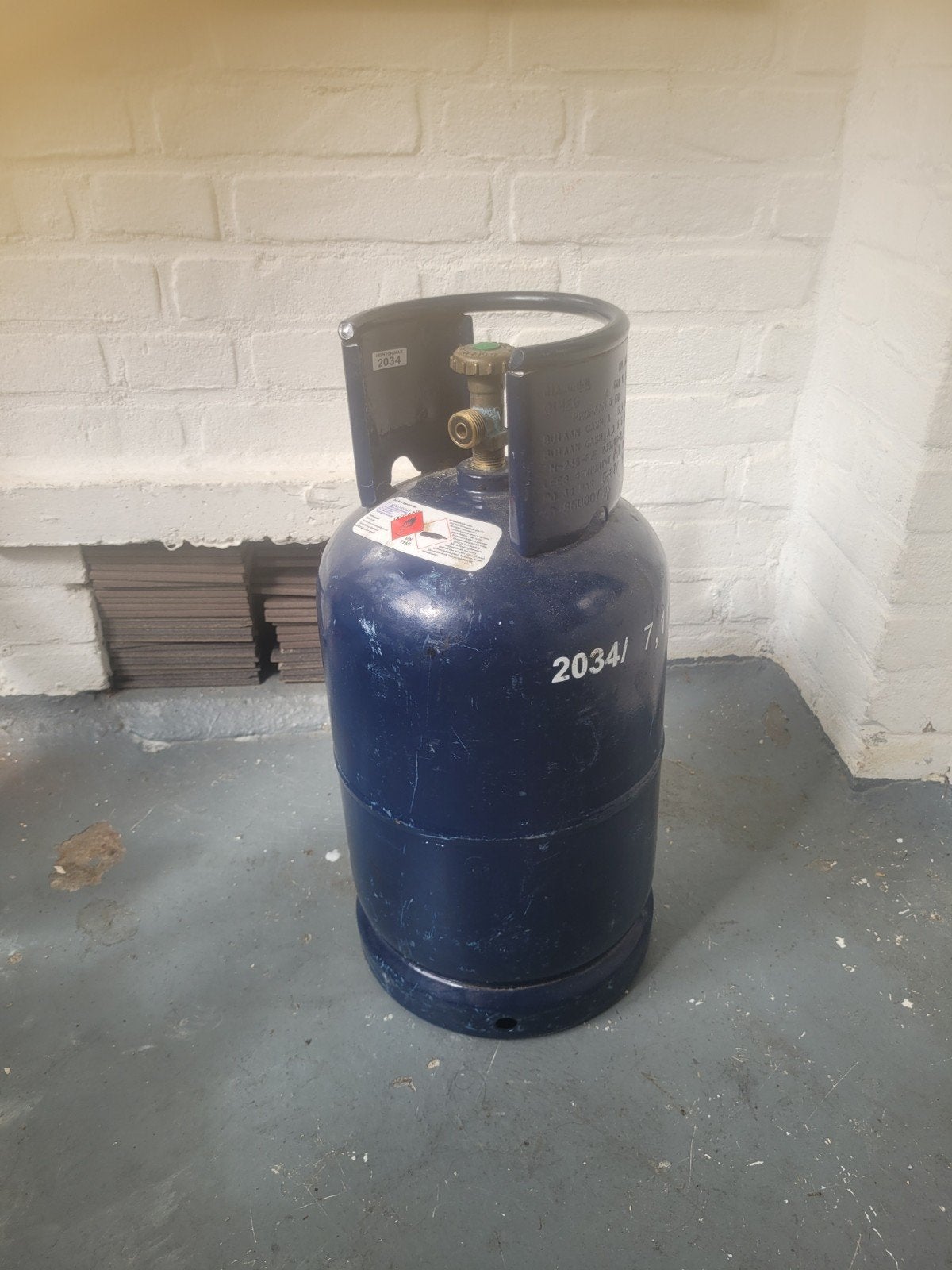 Gasfles - Ideaal voor BBQ, camping of terrasverwarmer, Ophalen of Verzenden, Zo goed als nieuw, Onbekend