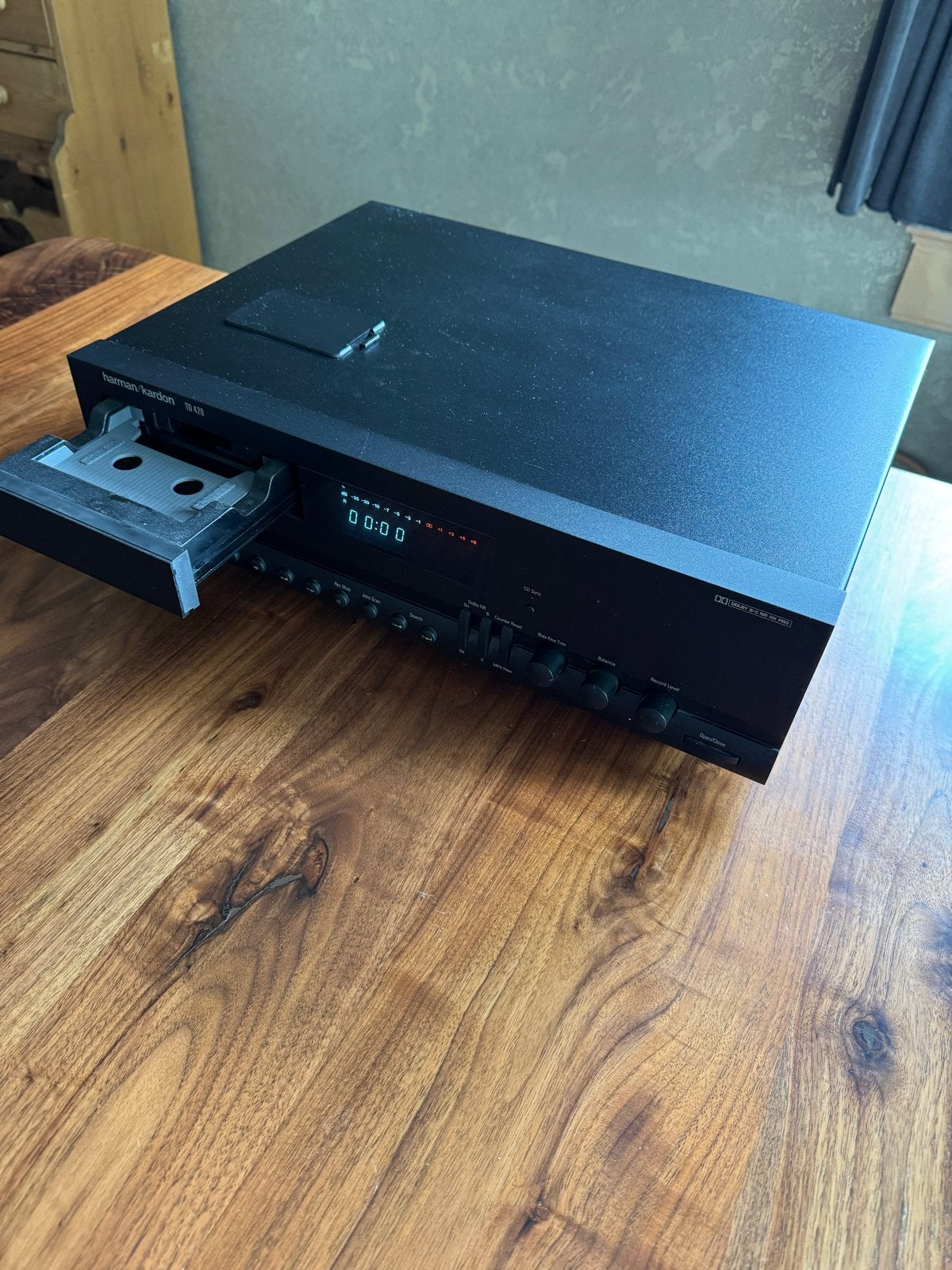 Harman/Kardon TD 420 Cassetterecorder - Zo goed als nieuw, Audio, Tv en Foto, Cassettedecks, Ophalen, Enkel, Overige merken, Tiptoetsen