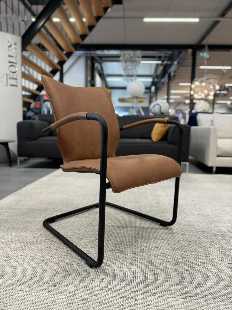 Nieuw Brees new World Luna Fauteuil bruin leer Design stoel, Brees new world, Nieuw, Ophalen of Verzenden, 50 tot 75 cm