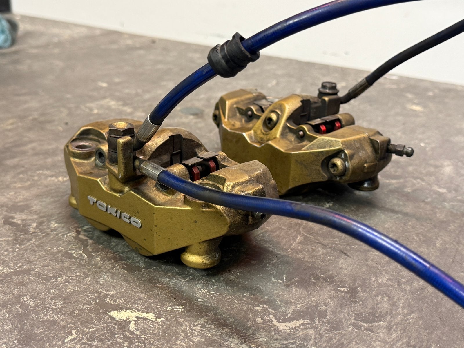 Tokico remklauwen GSX R 600 750 K4 K5 108 mm, Motoren, Ophalen of Verzenden, Gebruikt