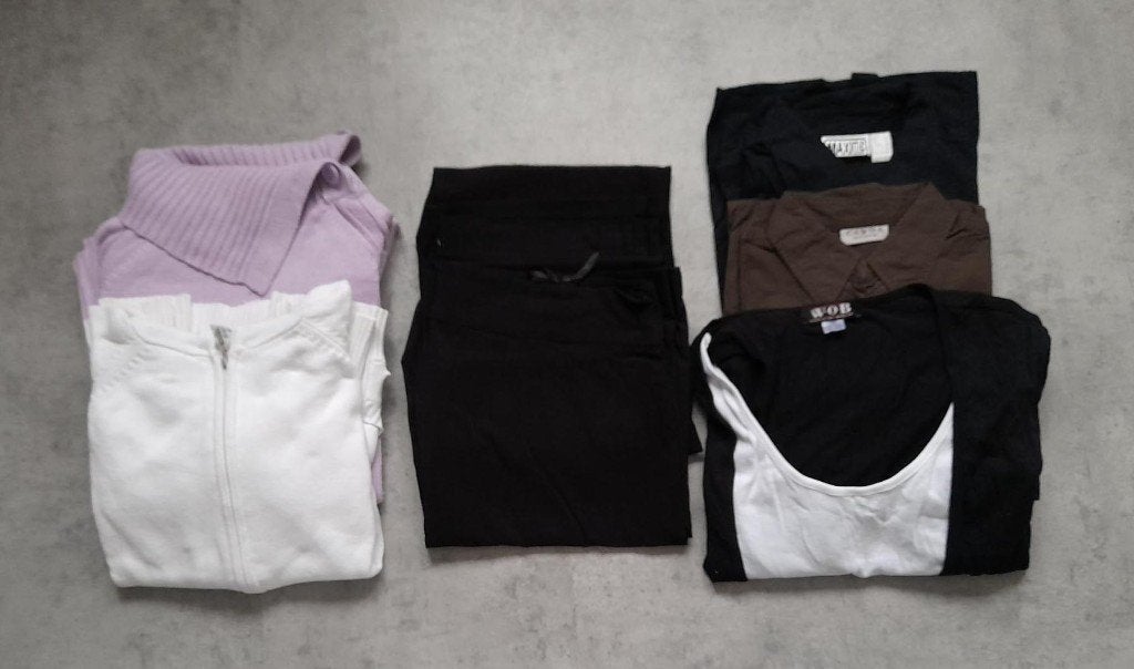 Dames kledingpakket maat 46 / XL. Bloezen, vest, trui, broek, Ophalen of Verzenden, Zo goed als nieuw, Maat 46/48 (XL) of groter