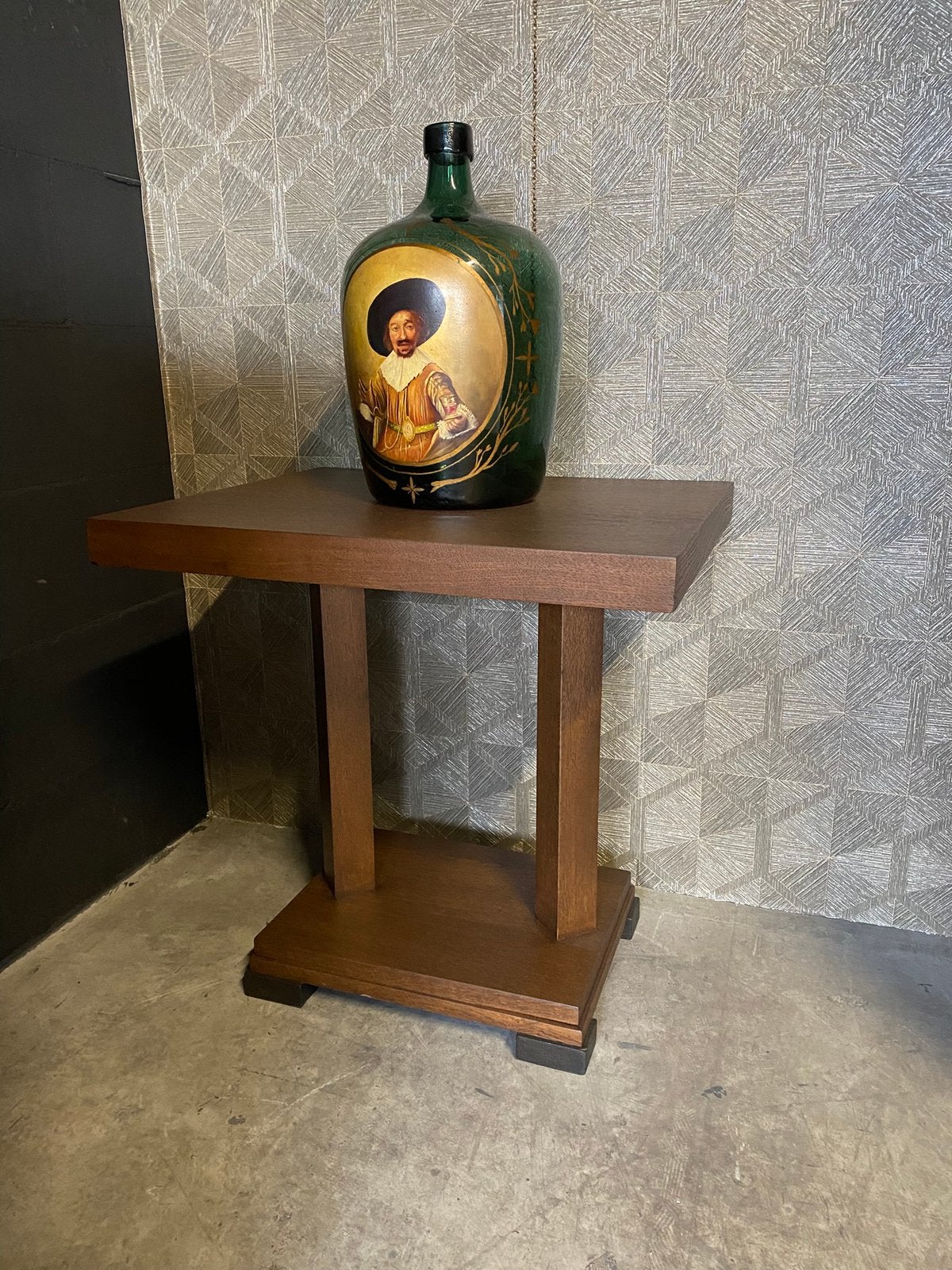 Antiek Art-Deco Amsterdamse School Bijzettafel, Ophalen, Minder dan 55 cm, Zo goed als nieuw, 60 cm of meer