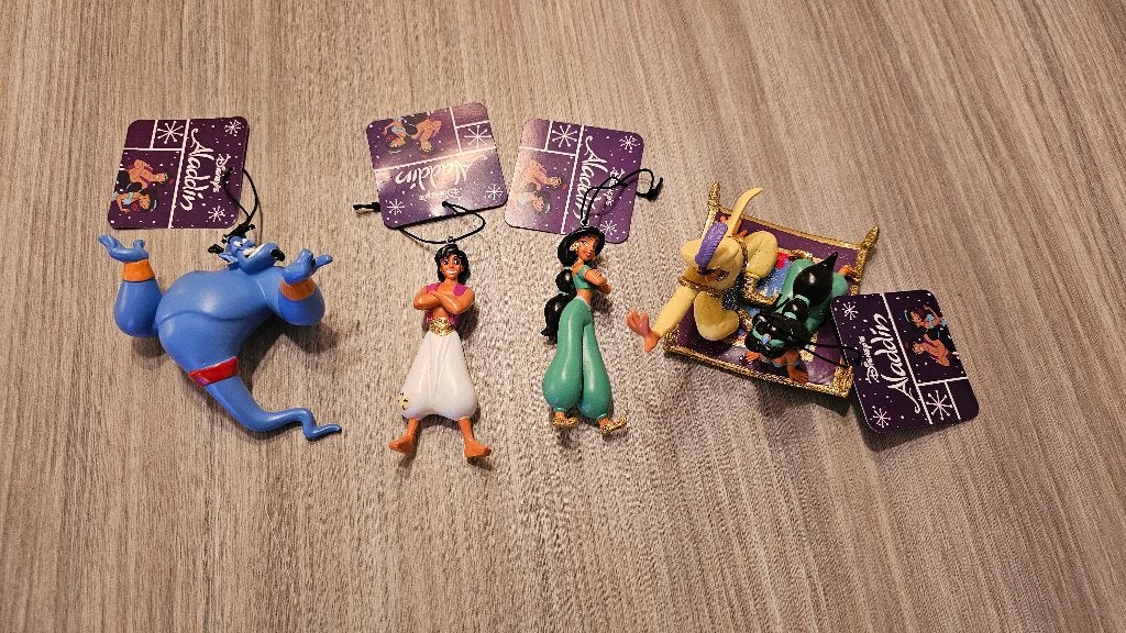 Disney Kerst Ornamenten Aladdin! NIEUW!, Ophalen of Verzenden, Nieuw
