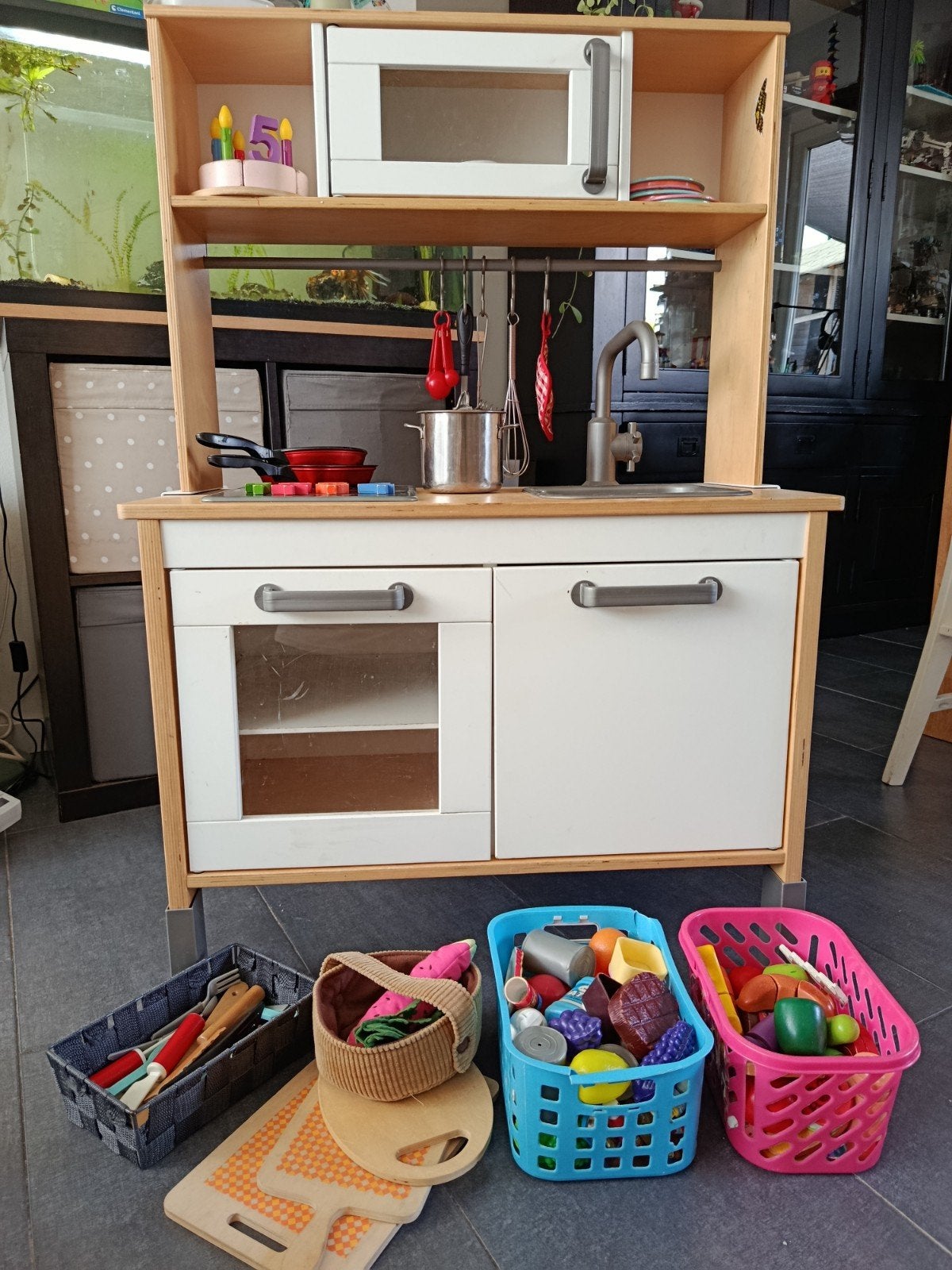 Ikea speelkeuken met diverse accessoires, Ophalen, Gebruikt, Hout, Speelkeuken