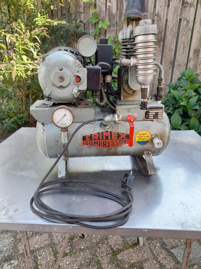 COMPRESOR MERK CRIMIEX (ORGINEEL), Ophalen, Gebruikt, Minder dan 200 liter/min, Minder dan 25 liter