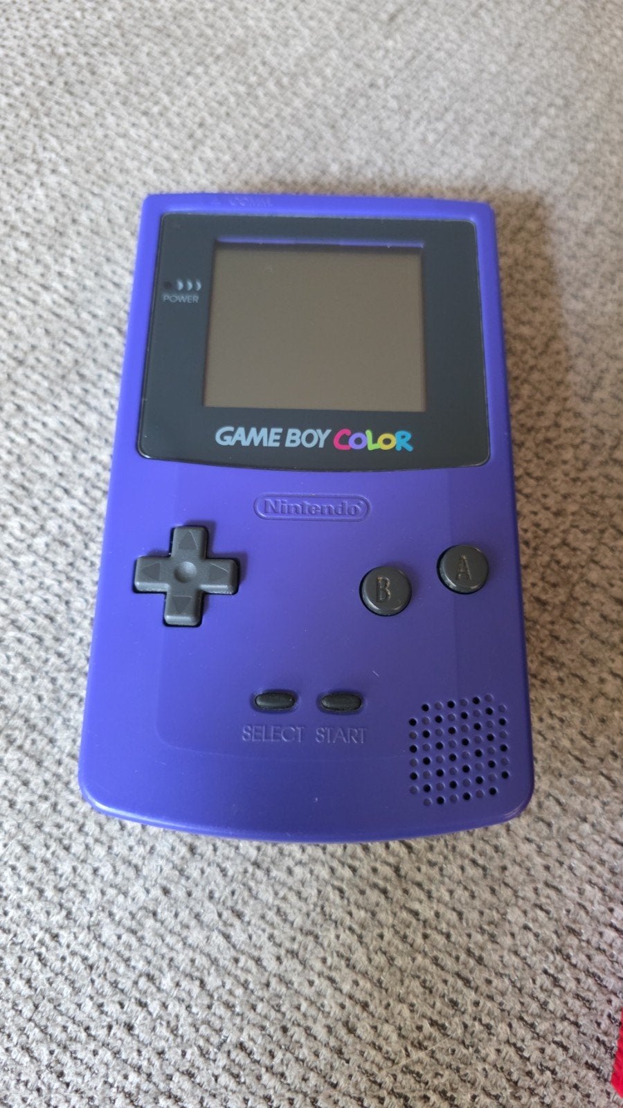 Game Boy Color - Paars werkend, Spelcomputers en Games, 1 speler, Ophalen of Verzenden, Gebruikt, Vanaf 3 jaar
