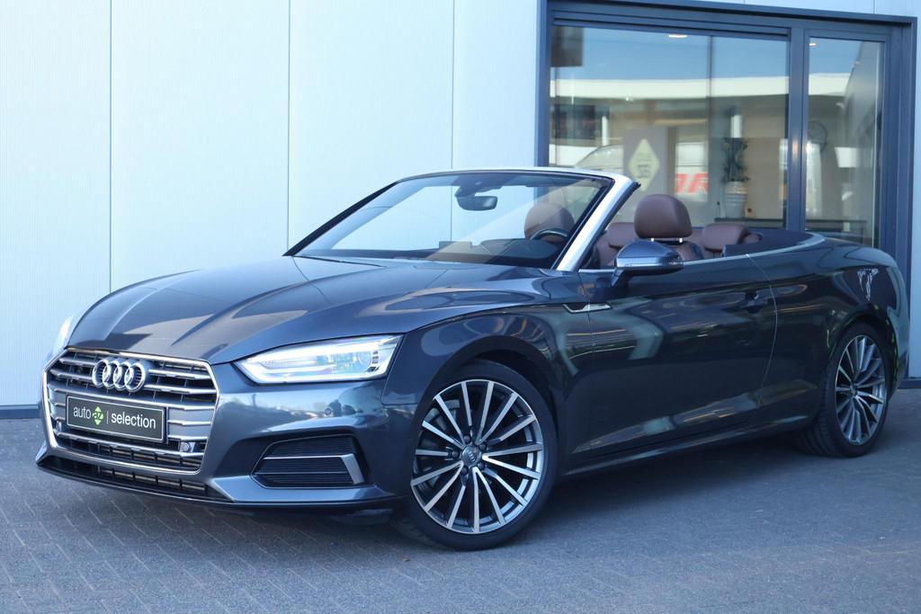 Audi A5 Cabriolet 2.0 TFSI MHEV Sport Pro Line / Nieuwe kap, Auto's, Audi, Stof, Gebruikt, 4 stoelen, Automatische klimaatregeling