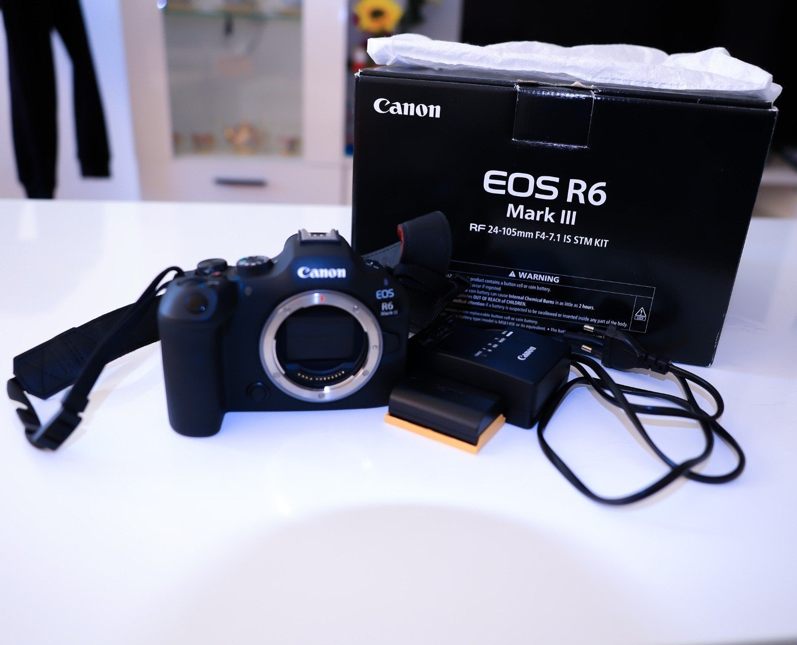 Canon EOS R6 Mark III Body - Systeemcamera, Ophalen, Canon, Draagriem, Bluetooth