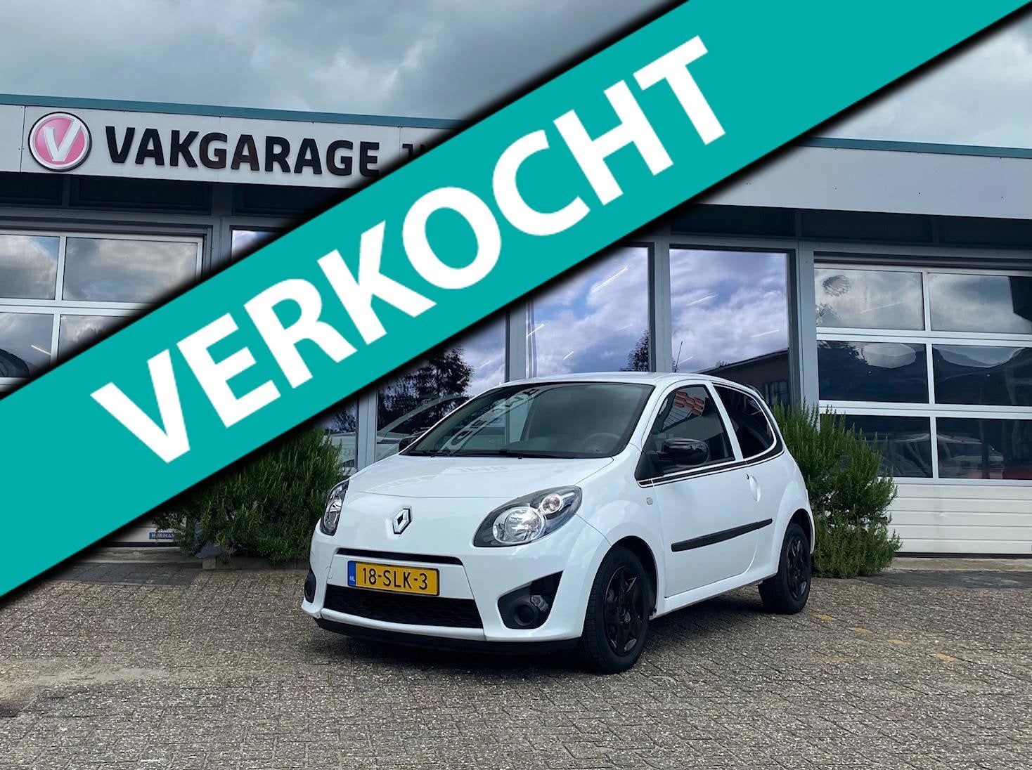 Renault Twingo 1.2-16V Collection - Airco - Toerenteller, Auto's, Gebruikt, 4 cilinders, 4 stoelen, Wit